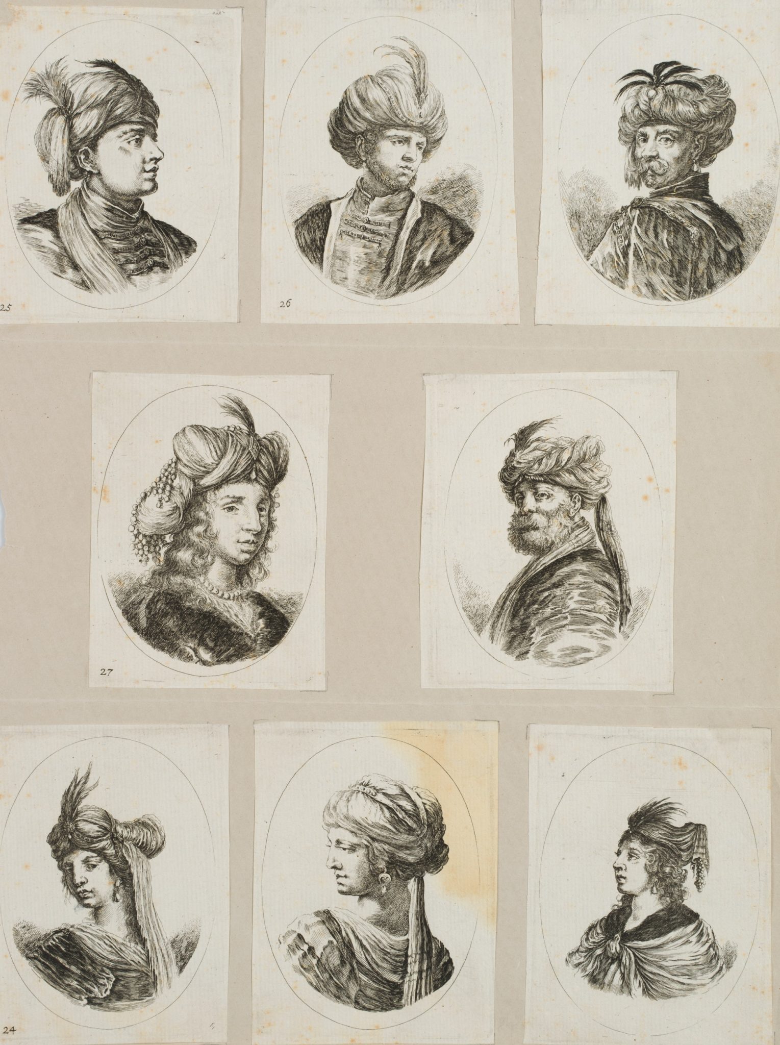 8 Portraits von Orientalen