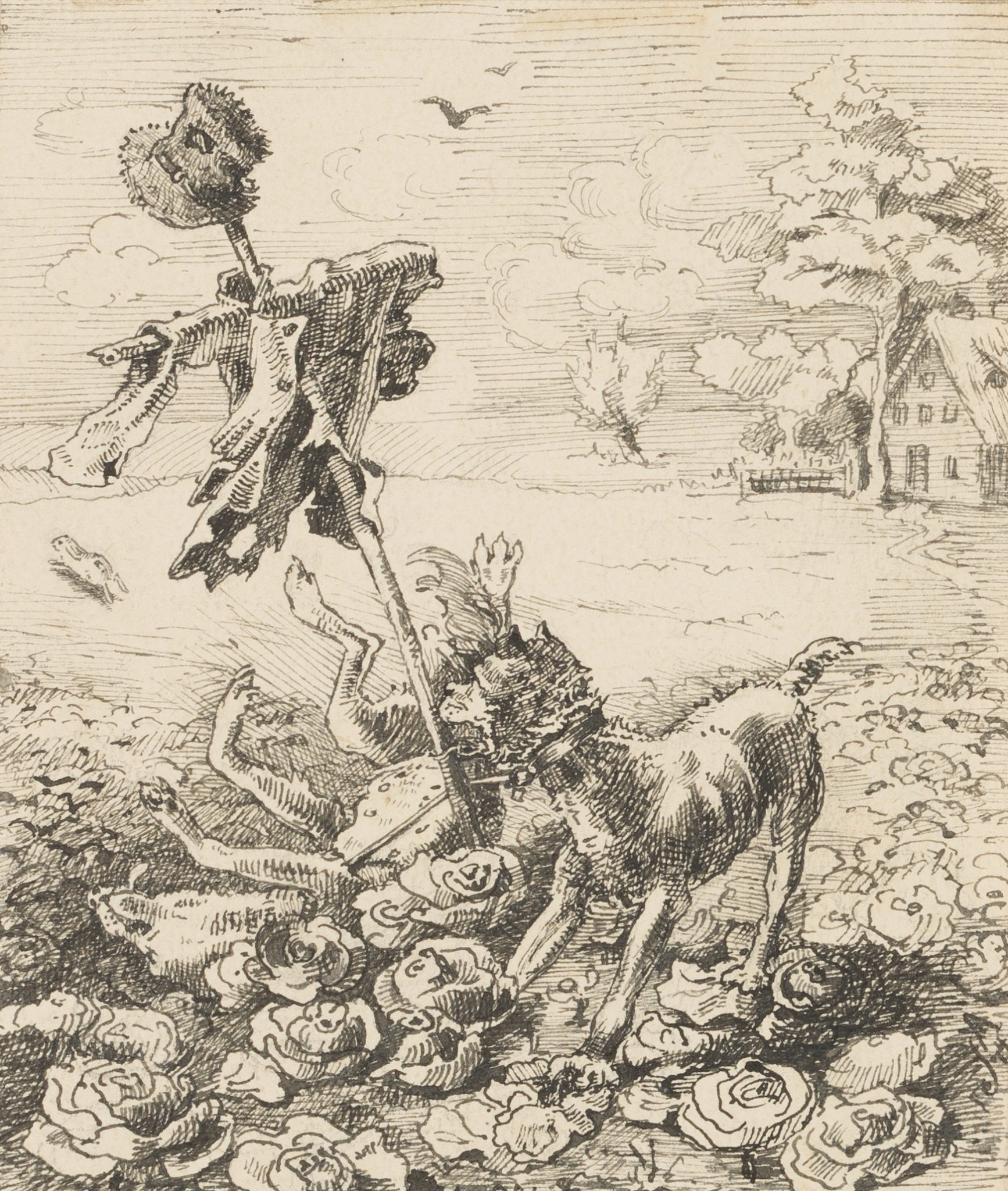 Die Vogelscheuche