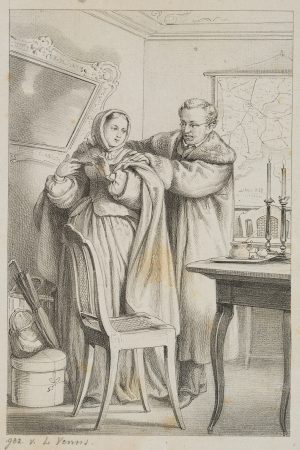 Verabschiedung einer Dame
