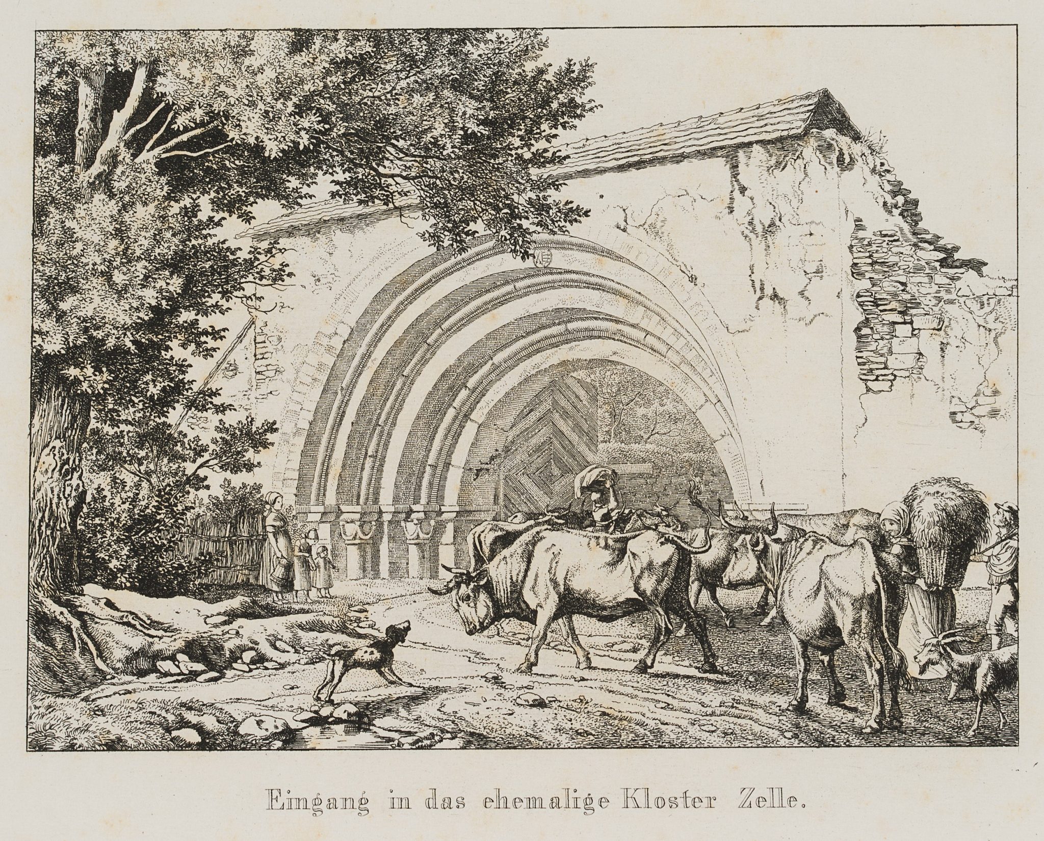 Eingang zum Kloster Zelle