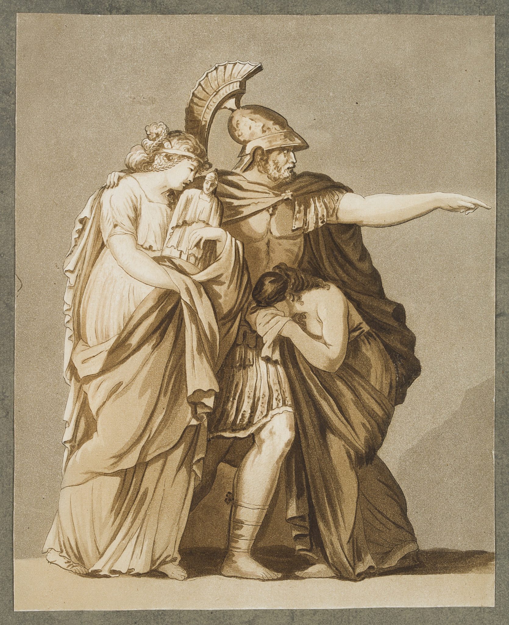 Krieger mit Frauen
