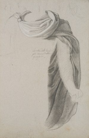 Gewandstudie, Mantel
