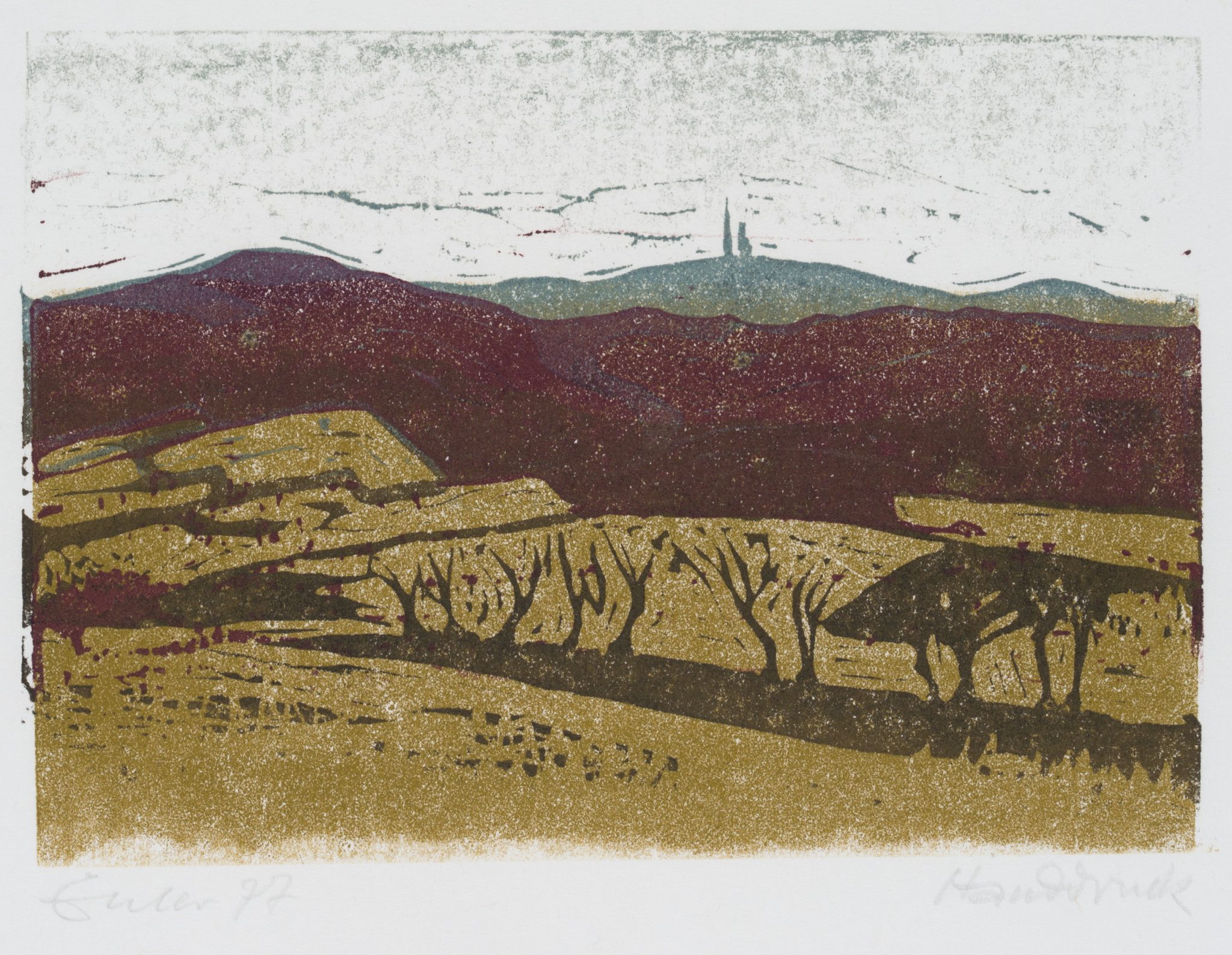 Hügelige Landschaft