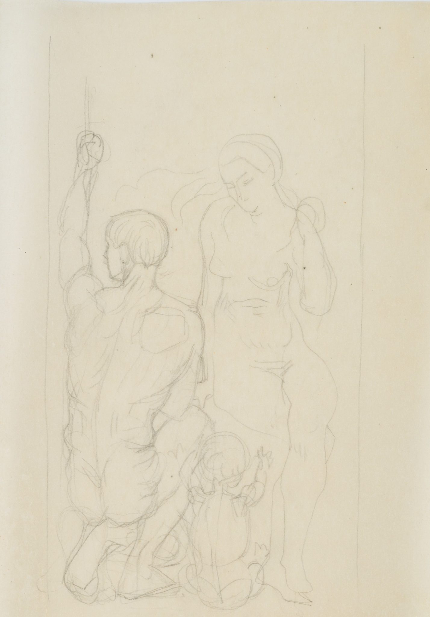 Familie. Figurenstudie. Akt