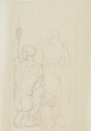 Familie. Figurenstudie. Akt