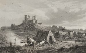 Blick auf Burg Stolpen