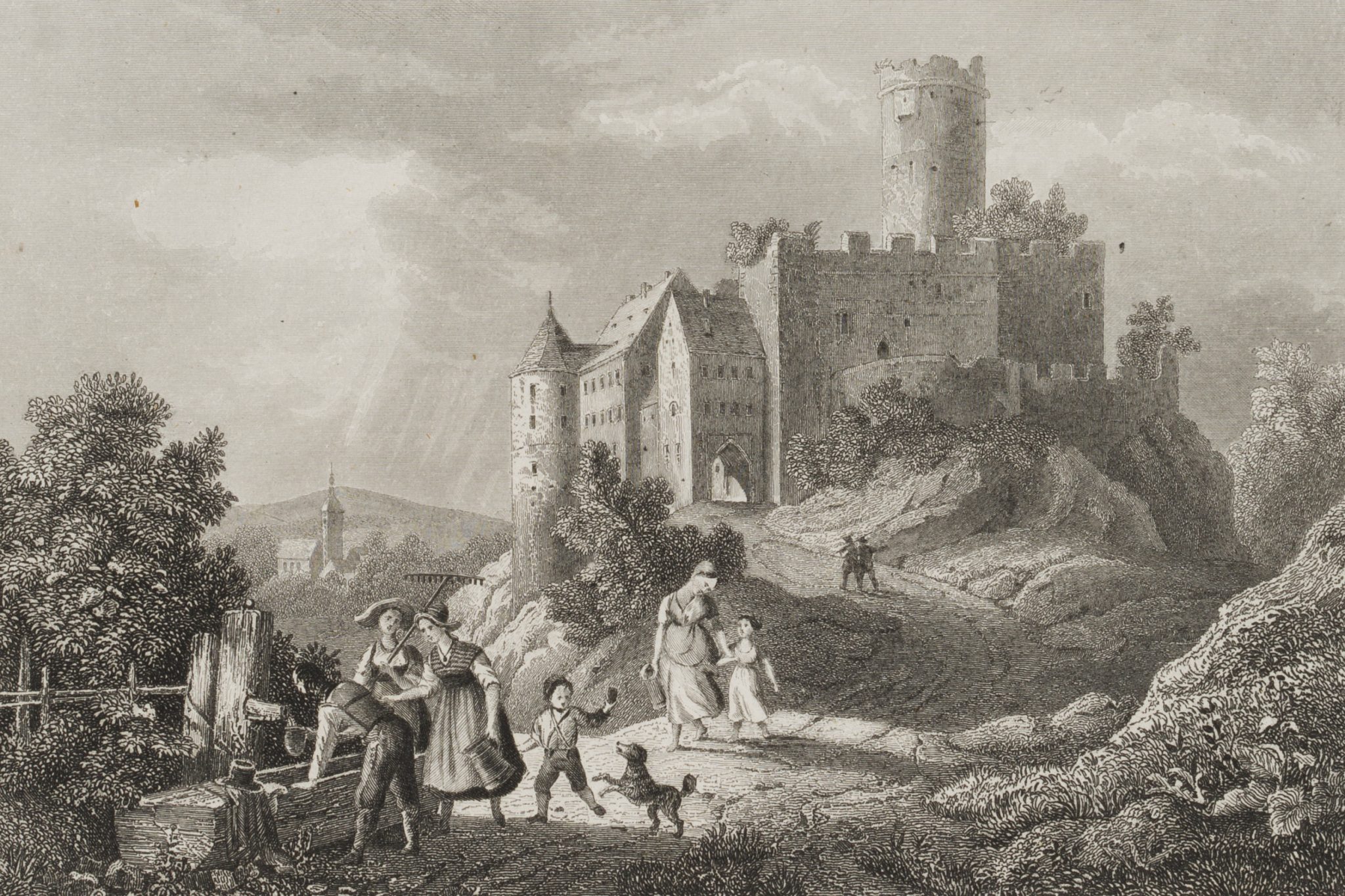 Ansicht von Burg Gnandstein