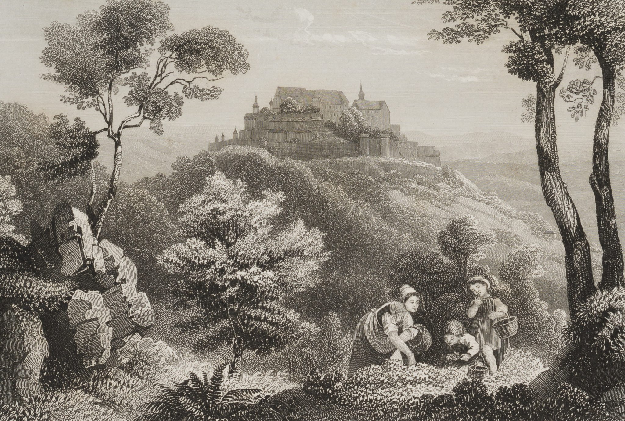Landschaft mit der Veste Coburg