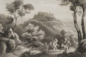 Landschaft mit der Veste Coburg