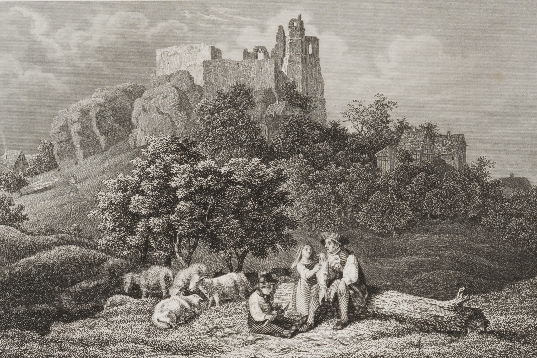 Der Altenstein. Burgruine