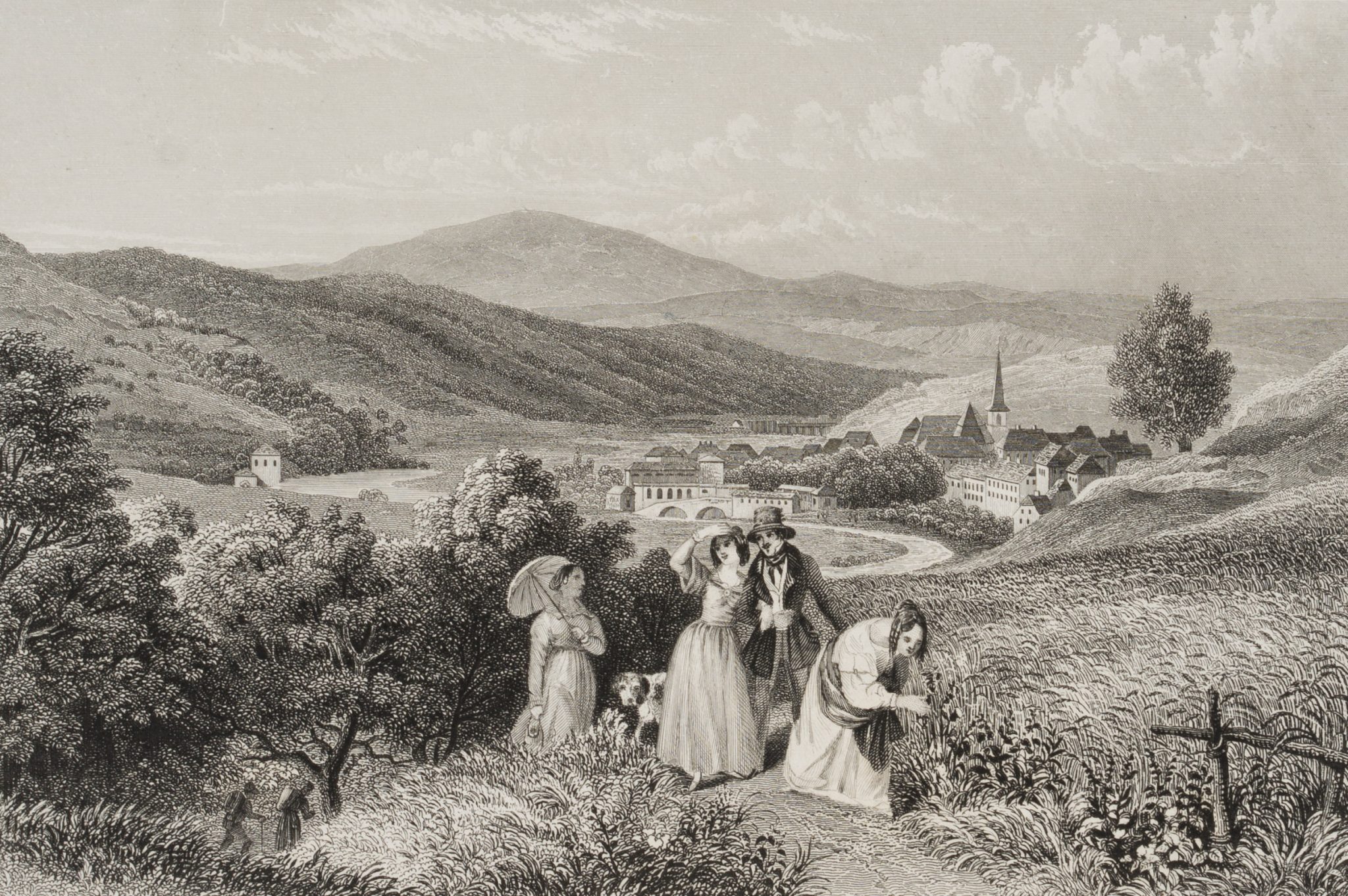 Kissingen aus der Ferne