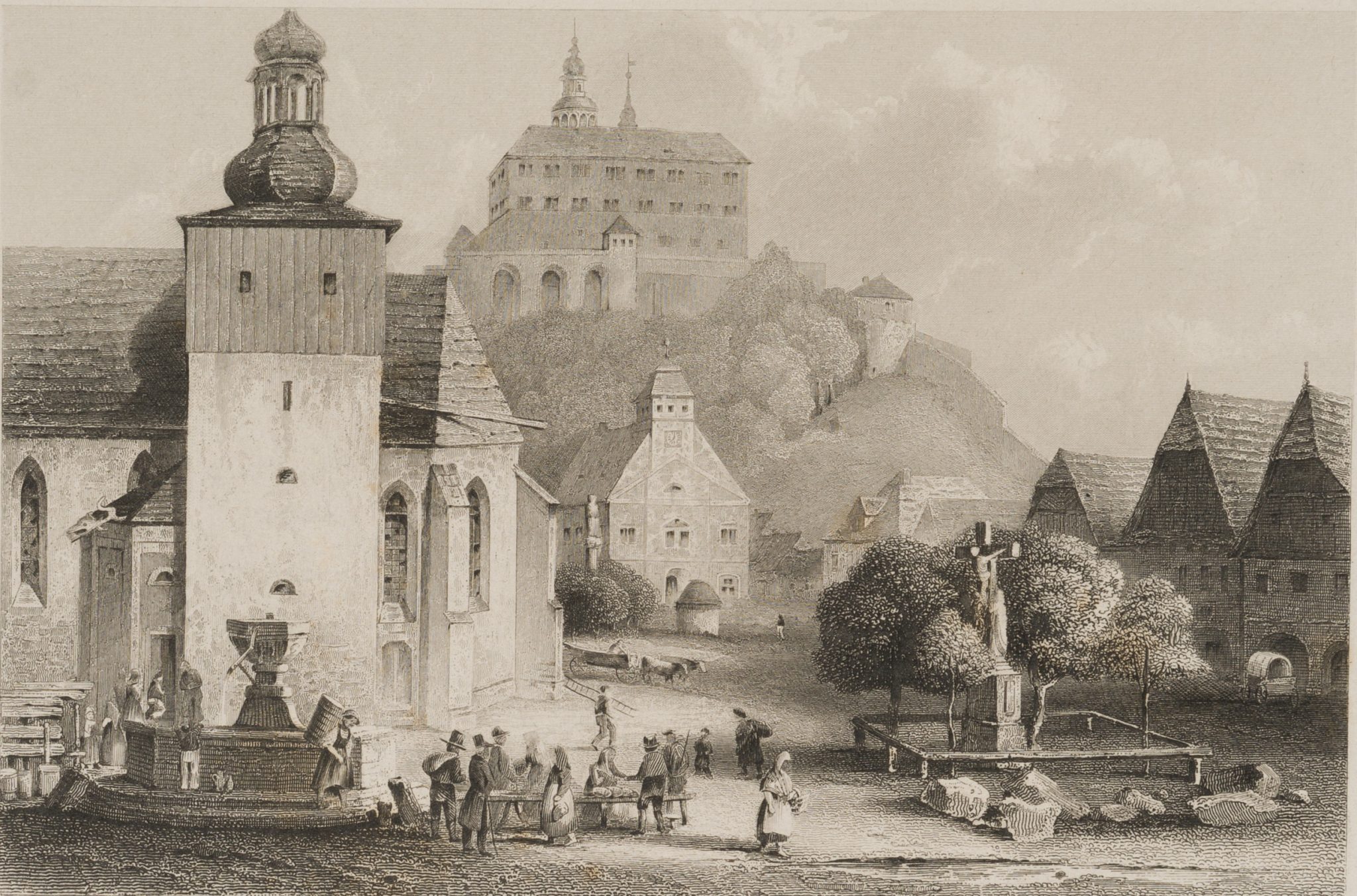 Stadtansicht von Nachod