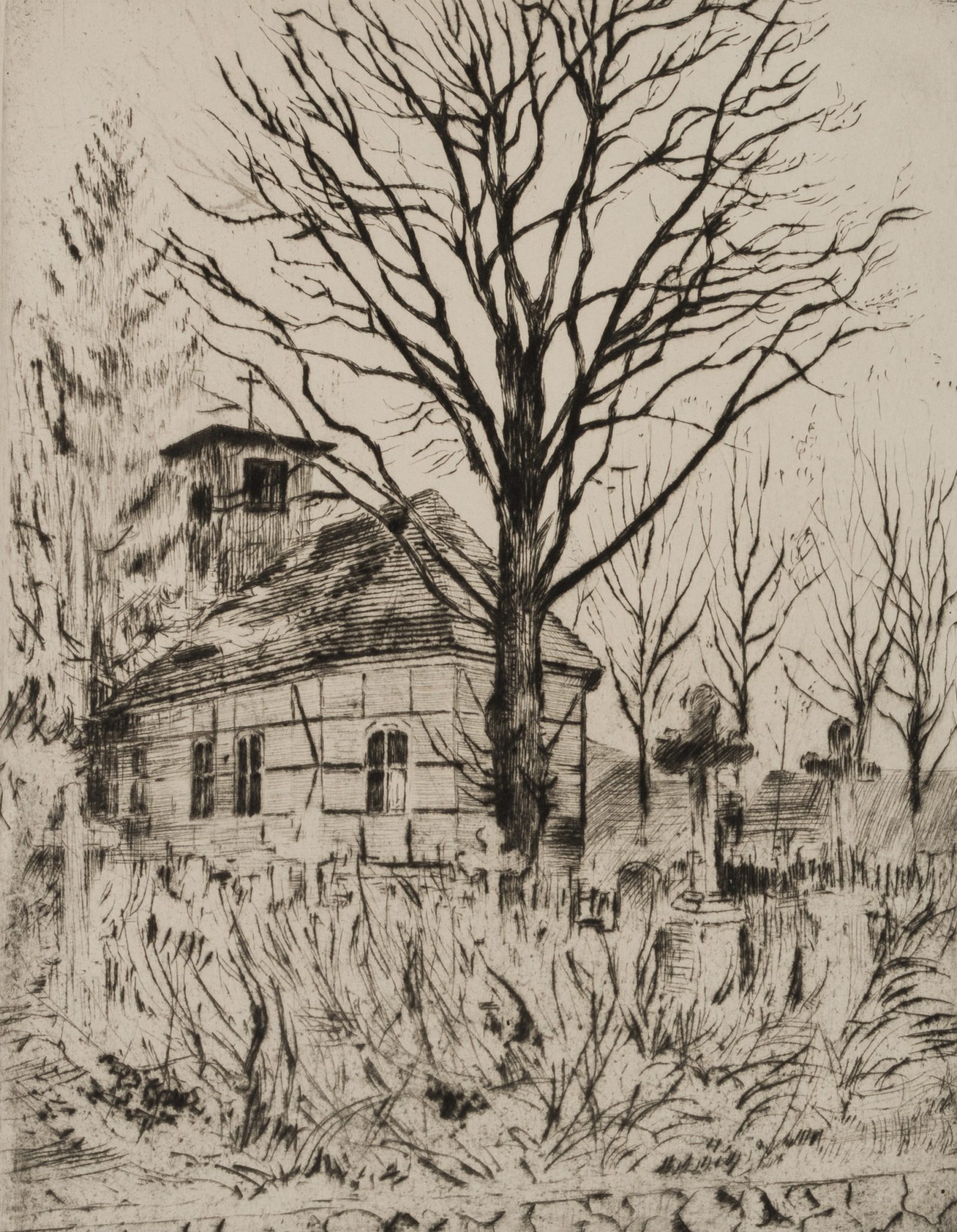 Kirche mit Friedhof