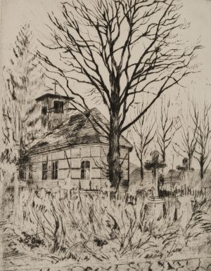 Kirche mit Friedhof