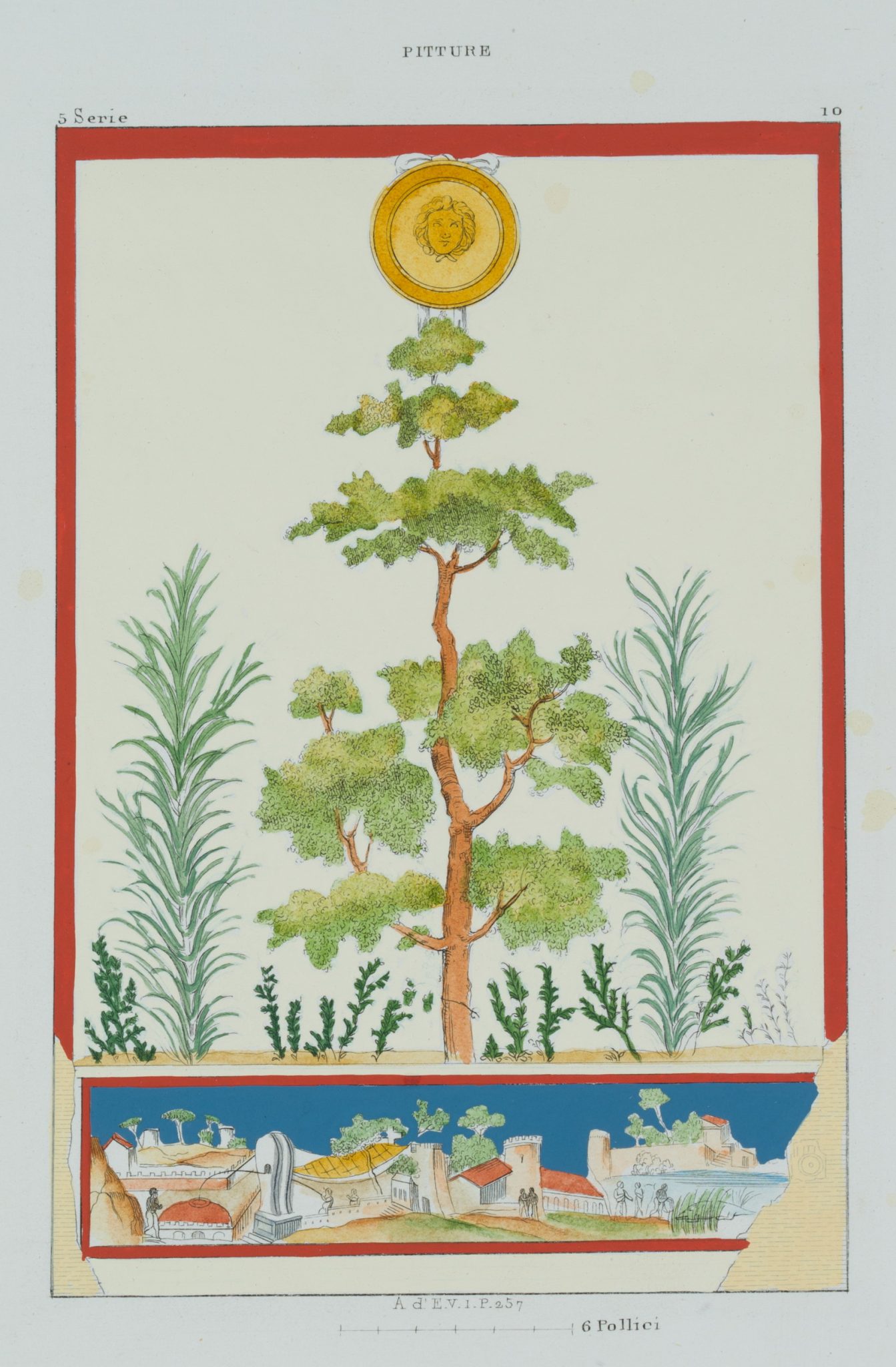 Wanddekoration mit Baum