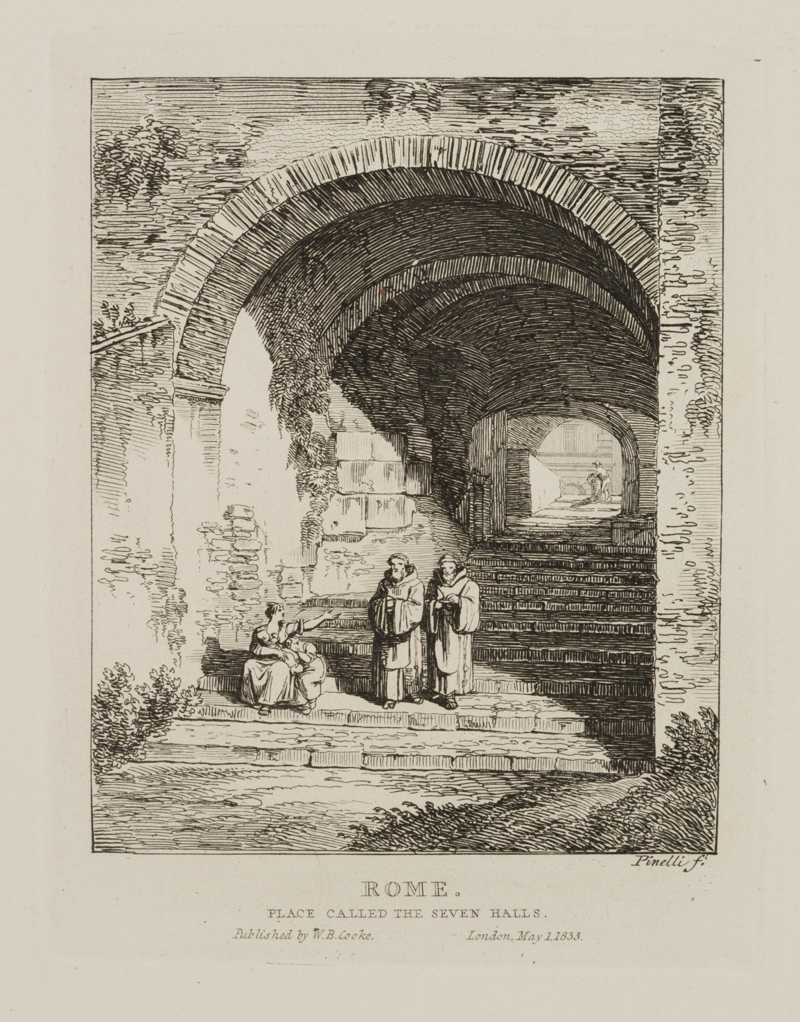 Sette Sale m. Mönchen u. Bettelnder