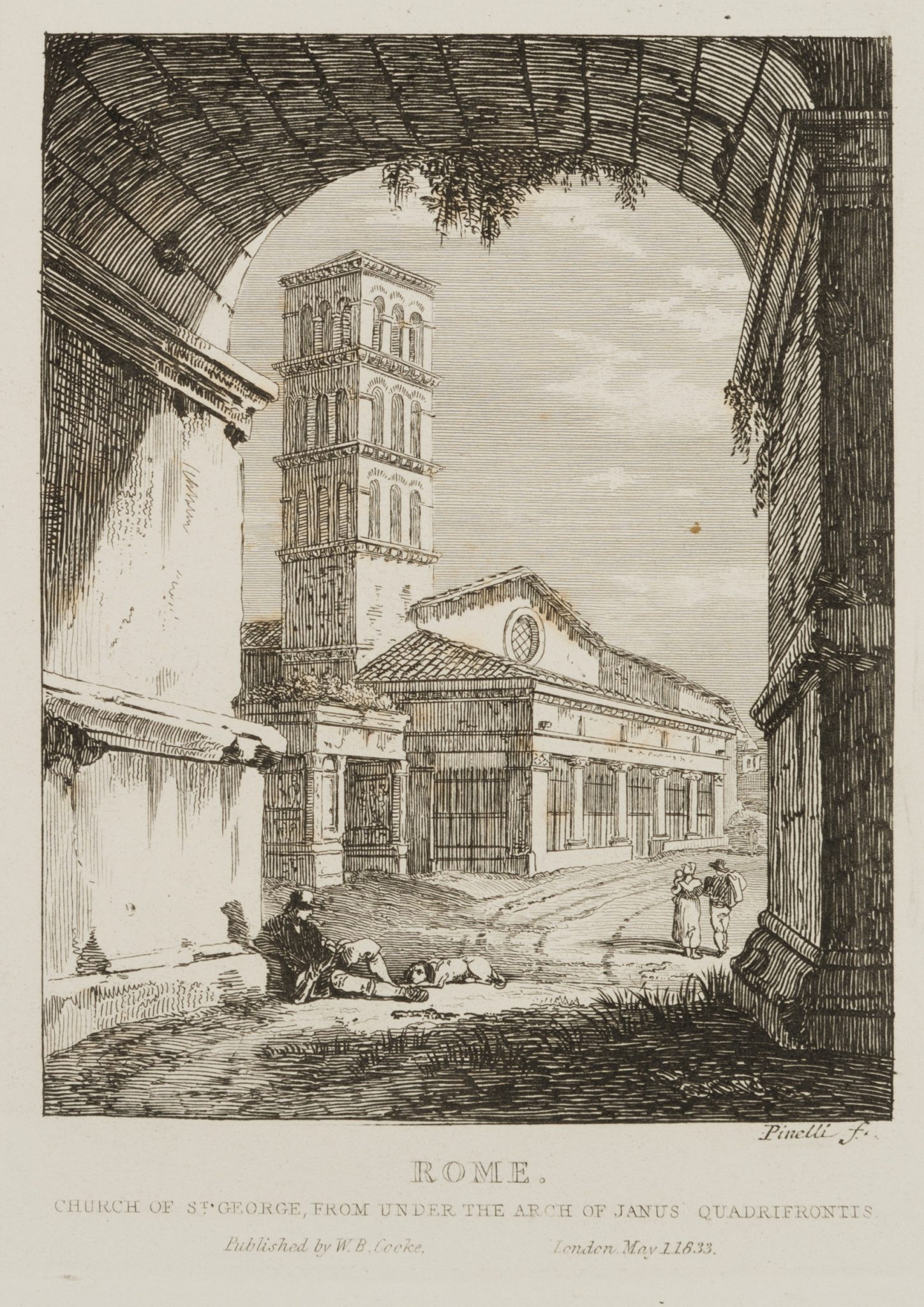 Janusbogen und San Giorgio, Rom