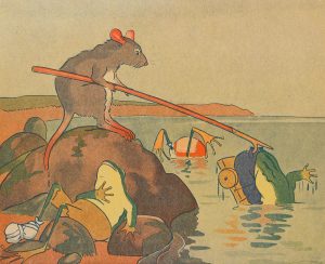 Ratte rettet Frösche