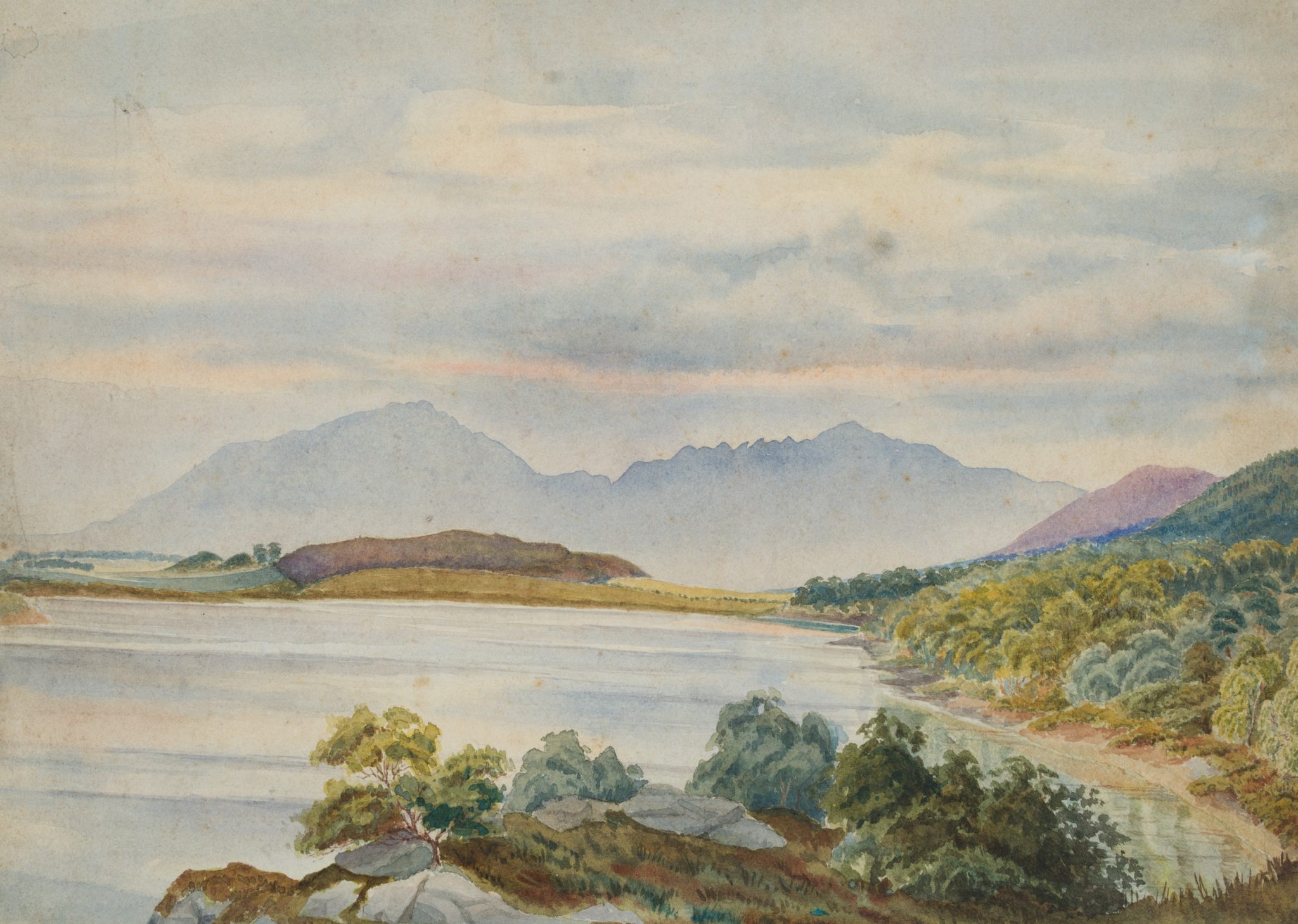 Blick auf einen See