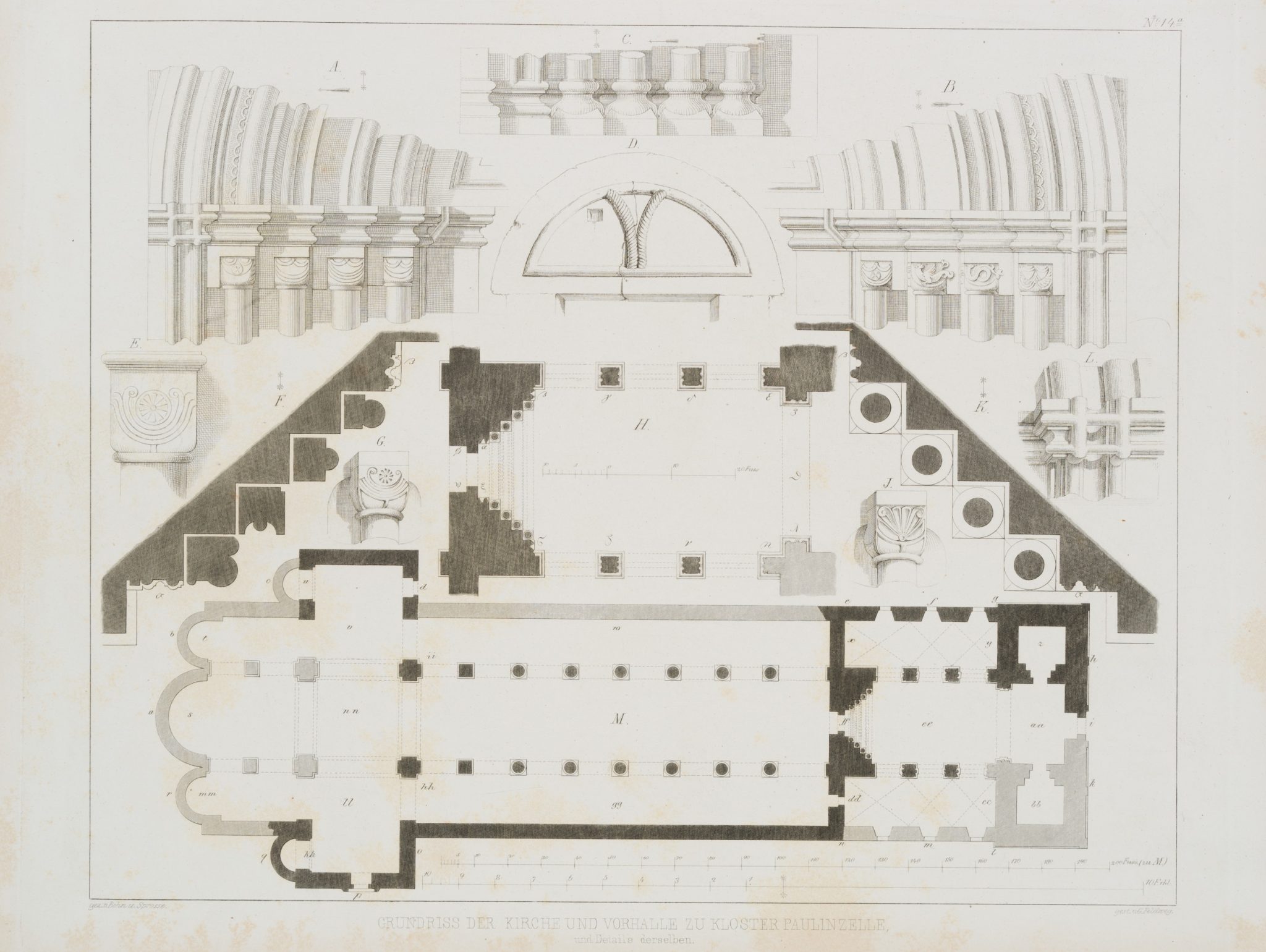 Kloster Paulinzelle. Grundriss