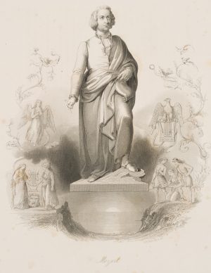 Portrait nach Mozart Denkmal