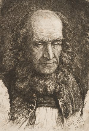 Portrait eines älteren Bauern