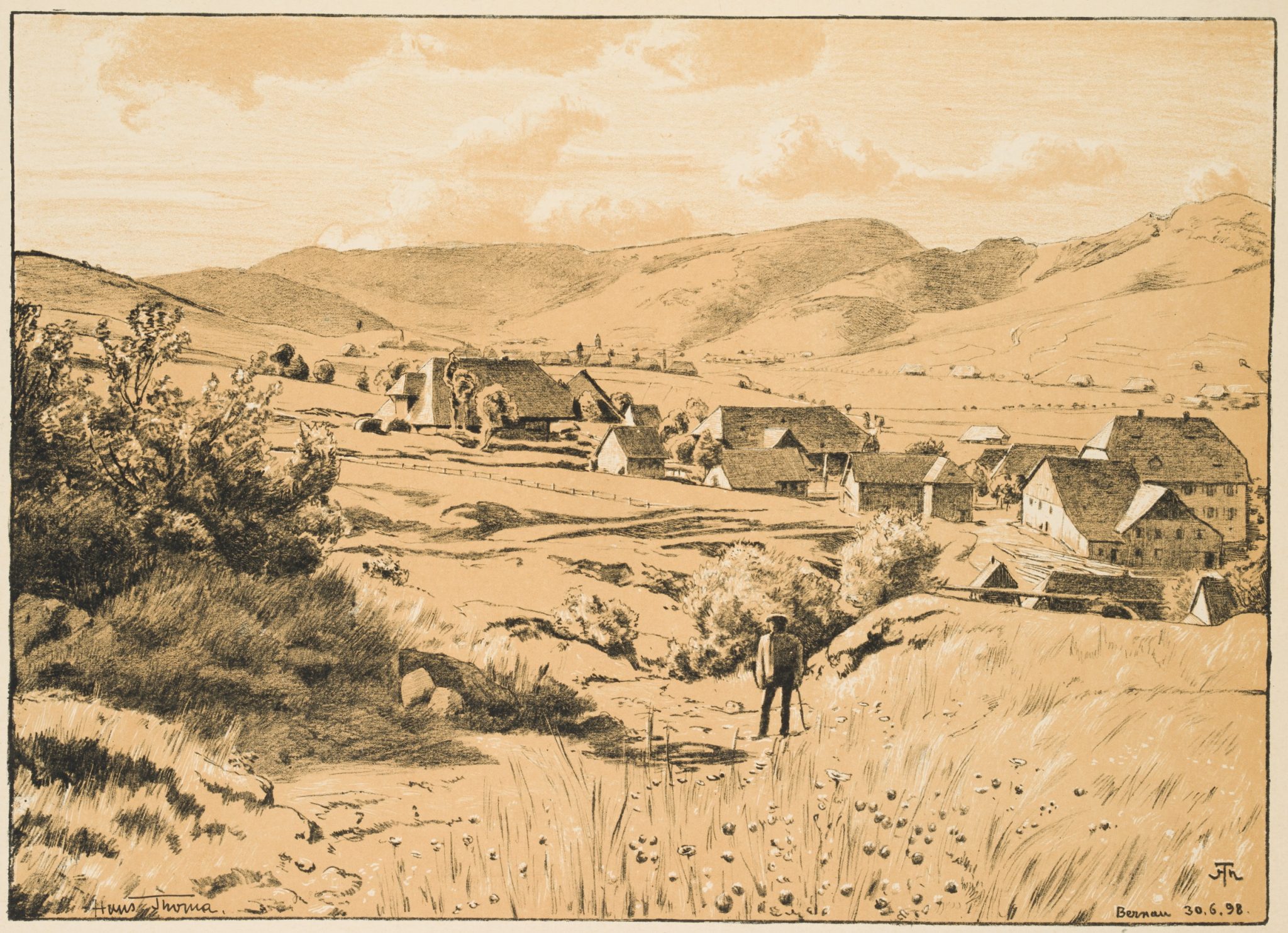 Bernau, Dorf im Schwarzwald