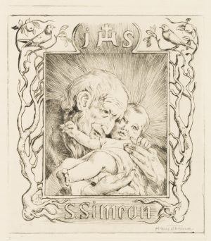 S. Simeon, Heiliger mit Christuskind