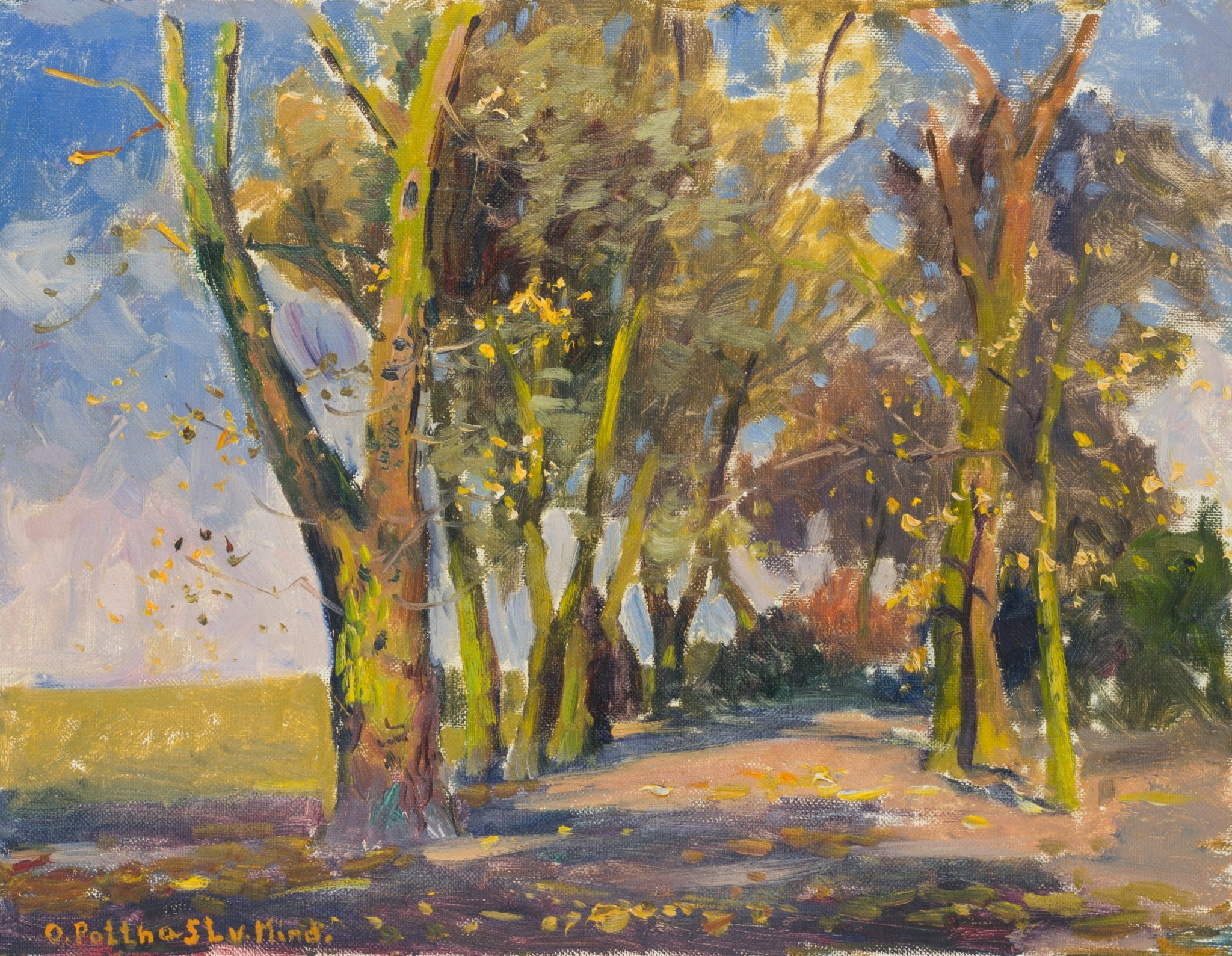Allee mit Bäumen