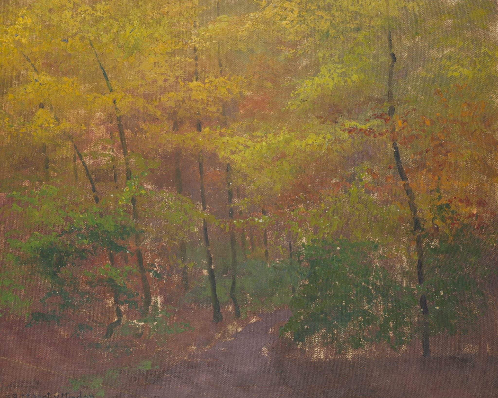 Herbstliches Waldstück