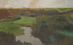 Marschlandschaft mit Prielen