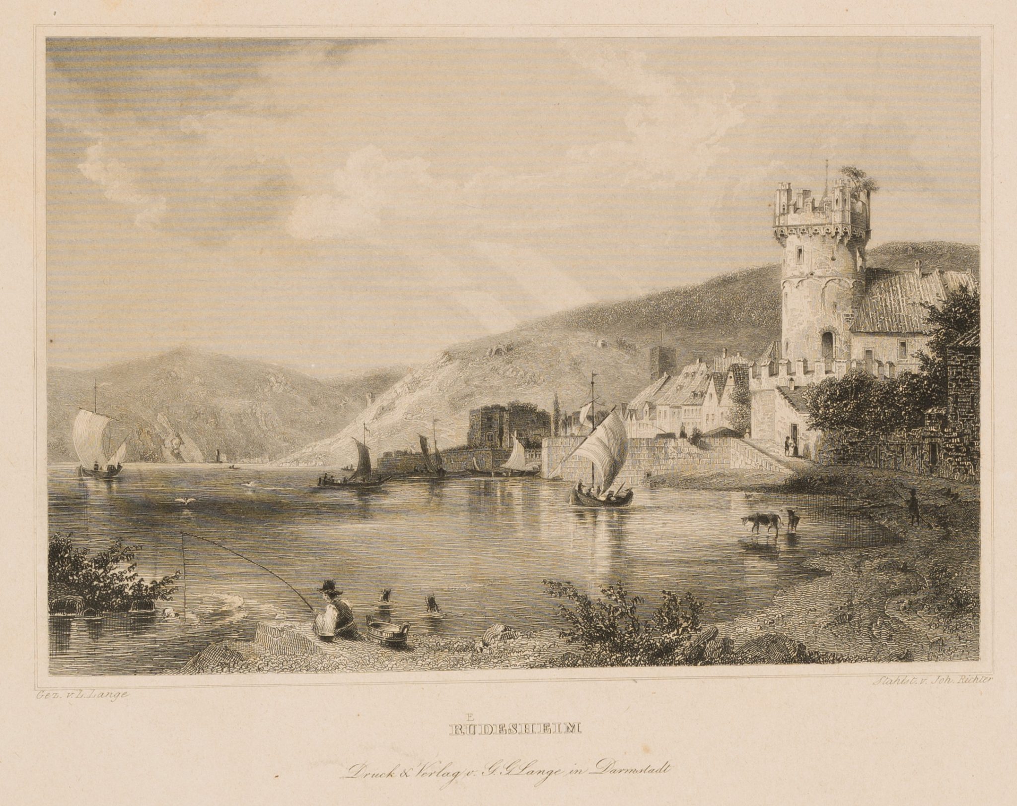 Ansicht von Rüdesheim