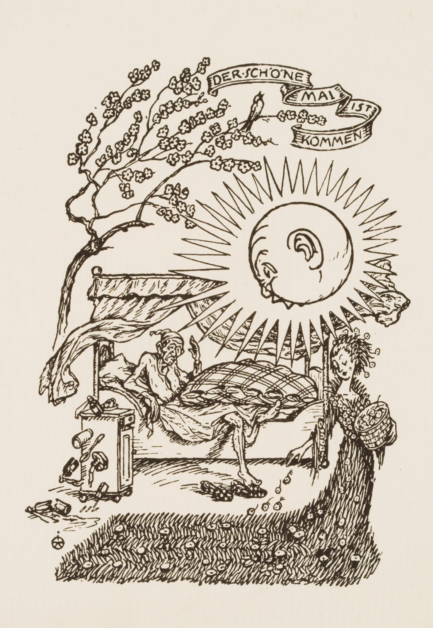 Volkslied. Frühlingserwachen