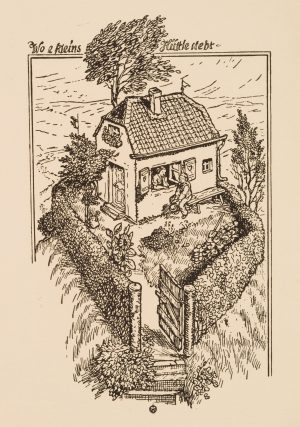Volkslied. Wo e kleins Hütte steht