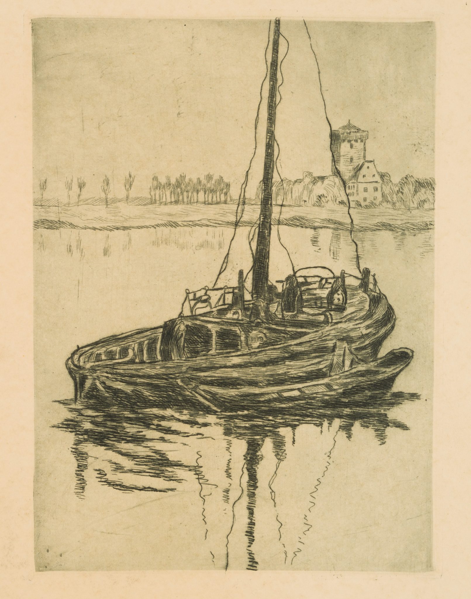 Kahn auf dem Wasser