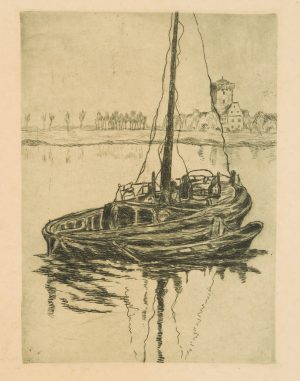 Kahn auf dem Wasser