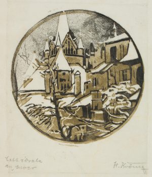 Kathedrale im Schnee
