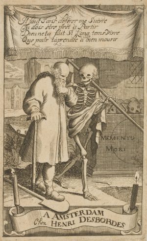 Memento Mori, Alter Mann und Tod