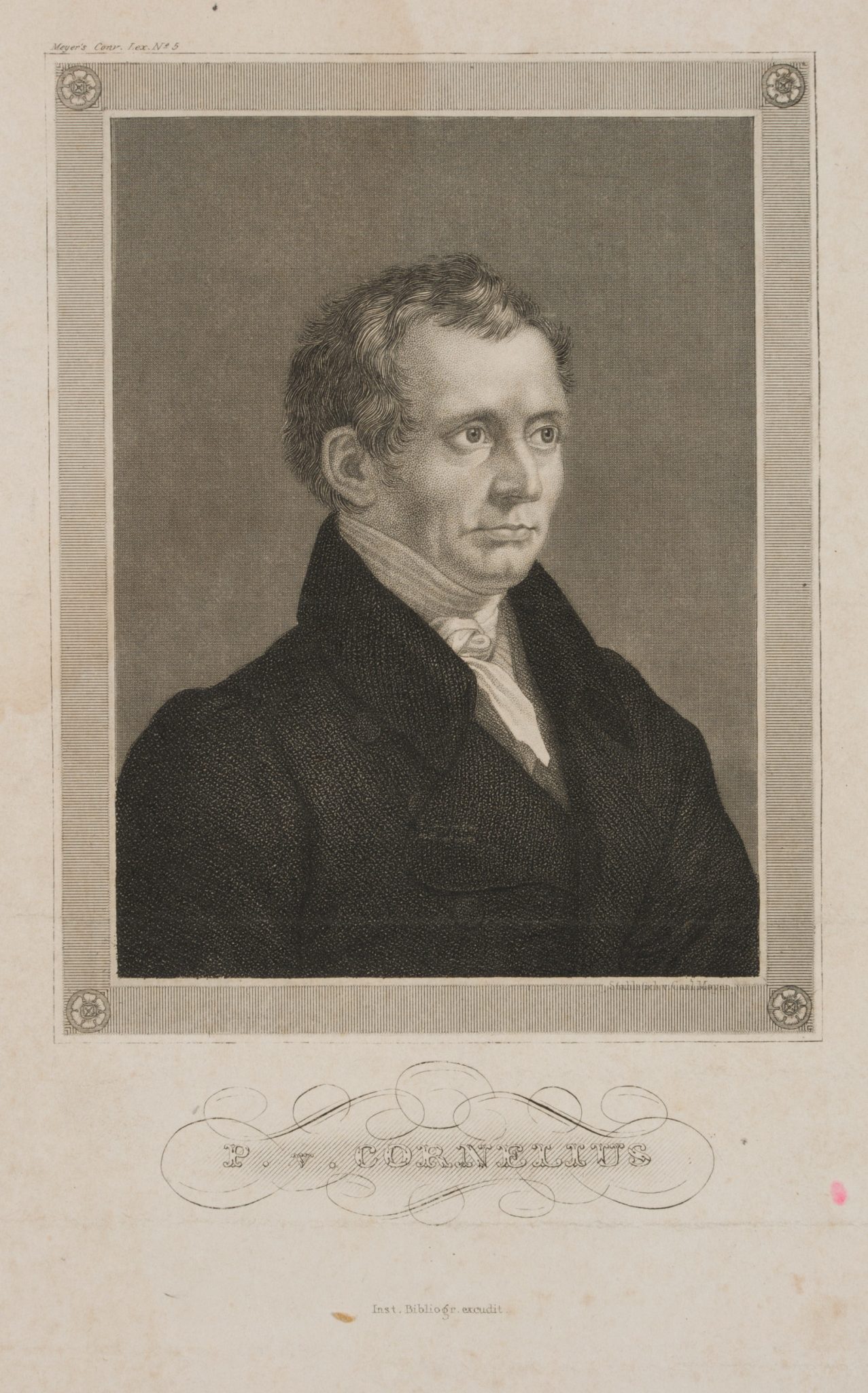 Porträt P. von Cornelius (1783-1867)