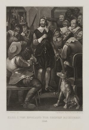 Charles I. vor seinen Richtern