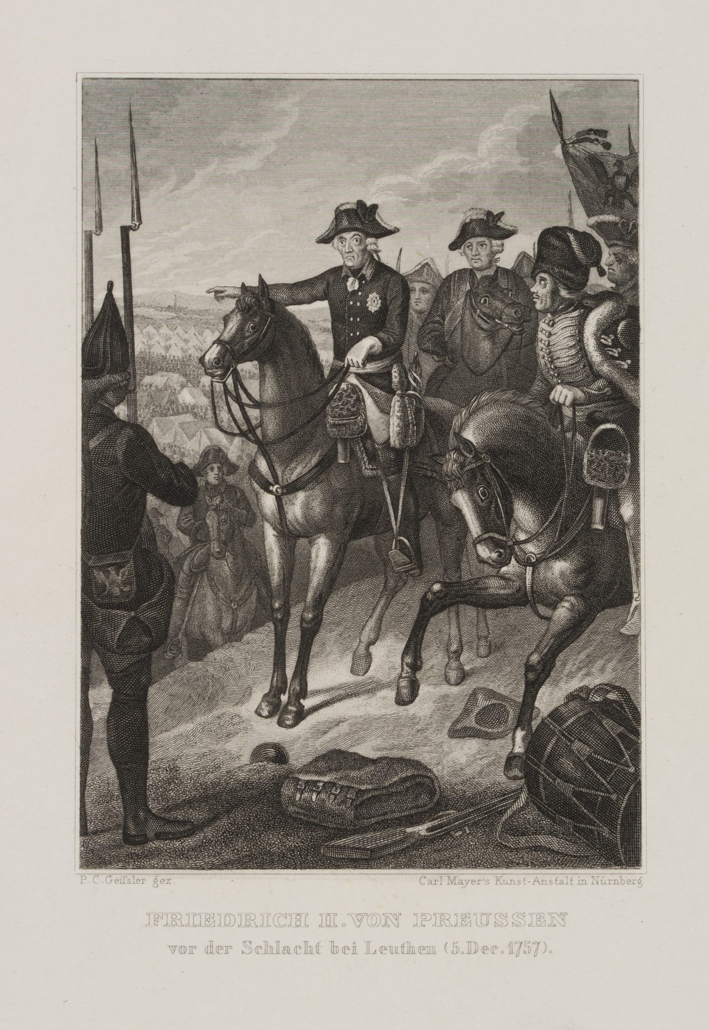 Friedrich der Große bei Leuthen
