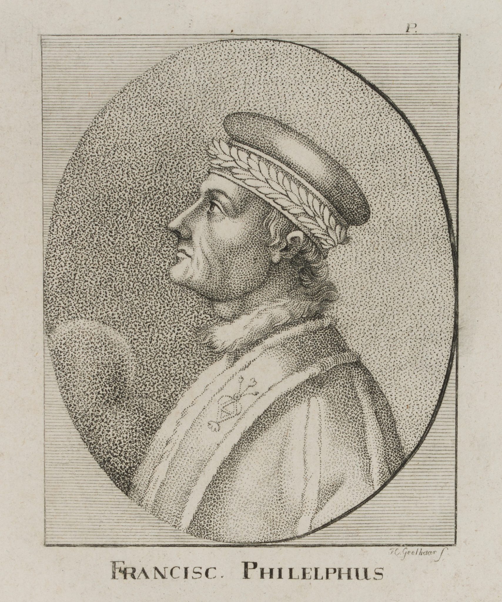 Porträt F. Filelfo (1398-1481)