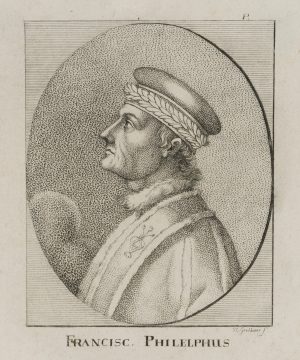 Porträt F. Filelfo (1398-1481)
