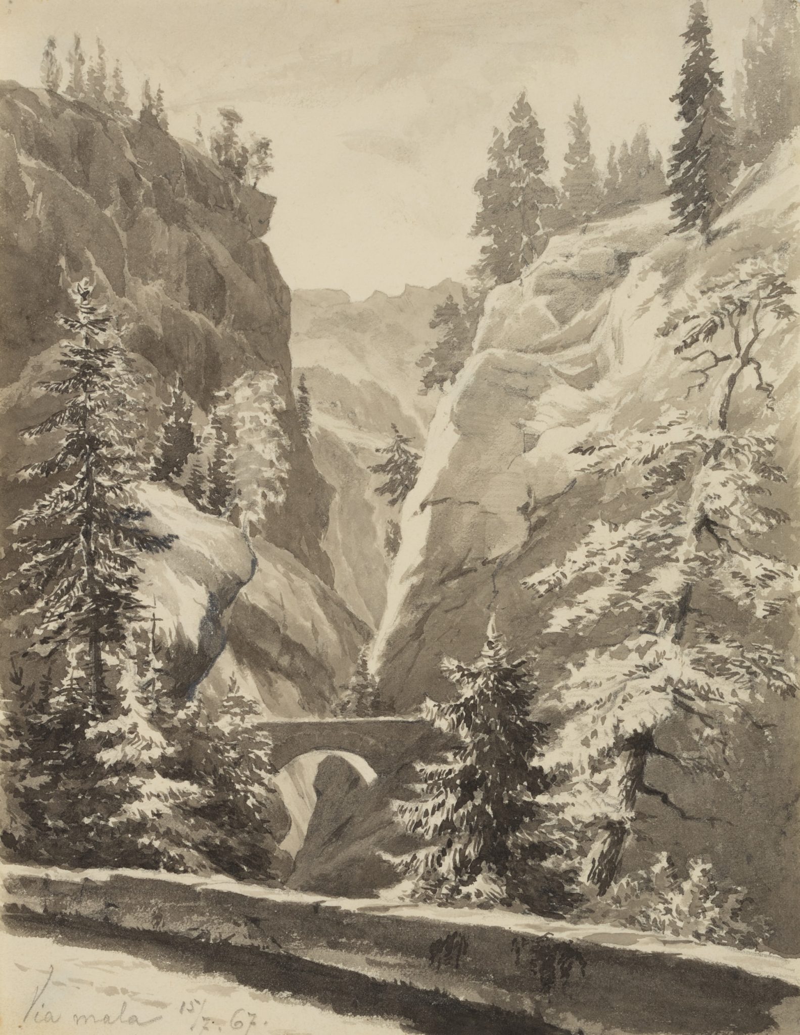 Blick auf die Viamala Schlucht