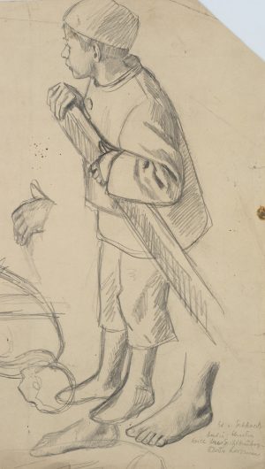 Figurenstudie eines Knaben