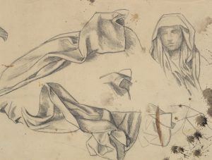 Gewand- und Figurenstudie