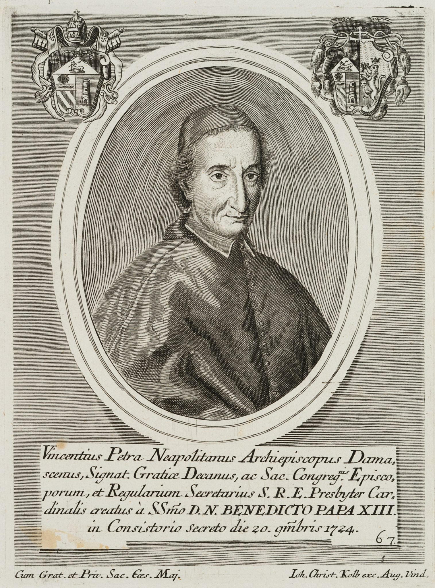 Vincentius Petra Neapolitanus Archiepiscopus Dama