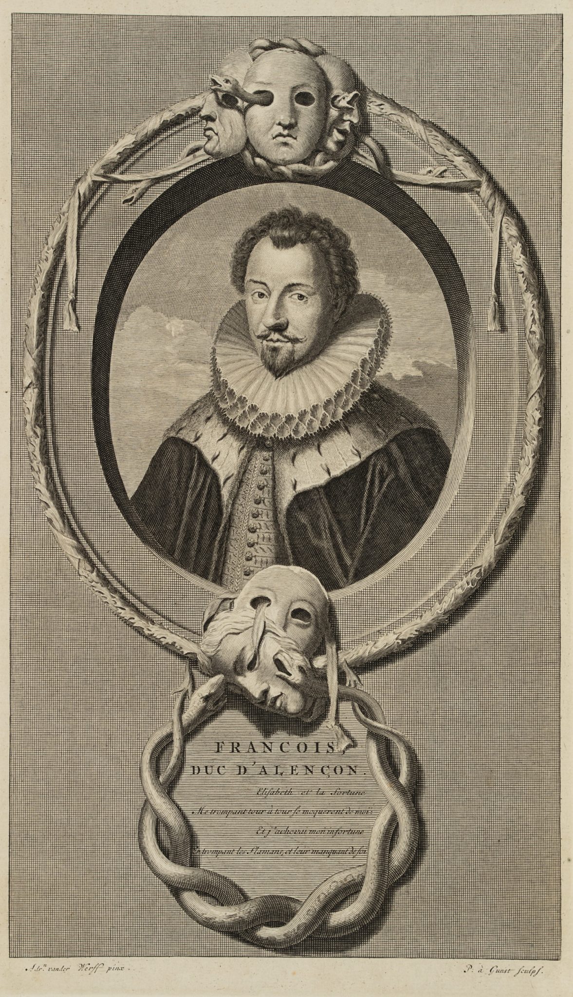 Porträt Duc d'Alençon (1555-1584)