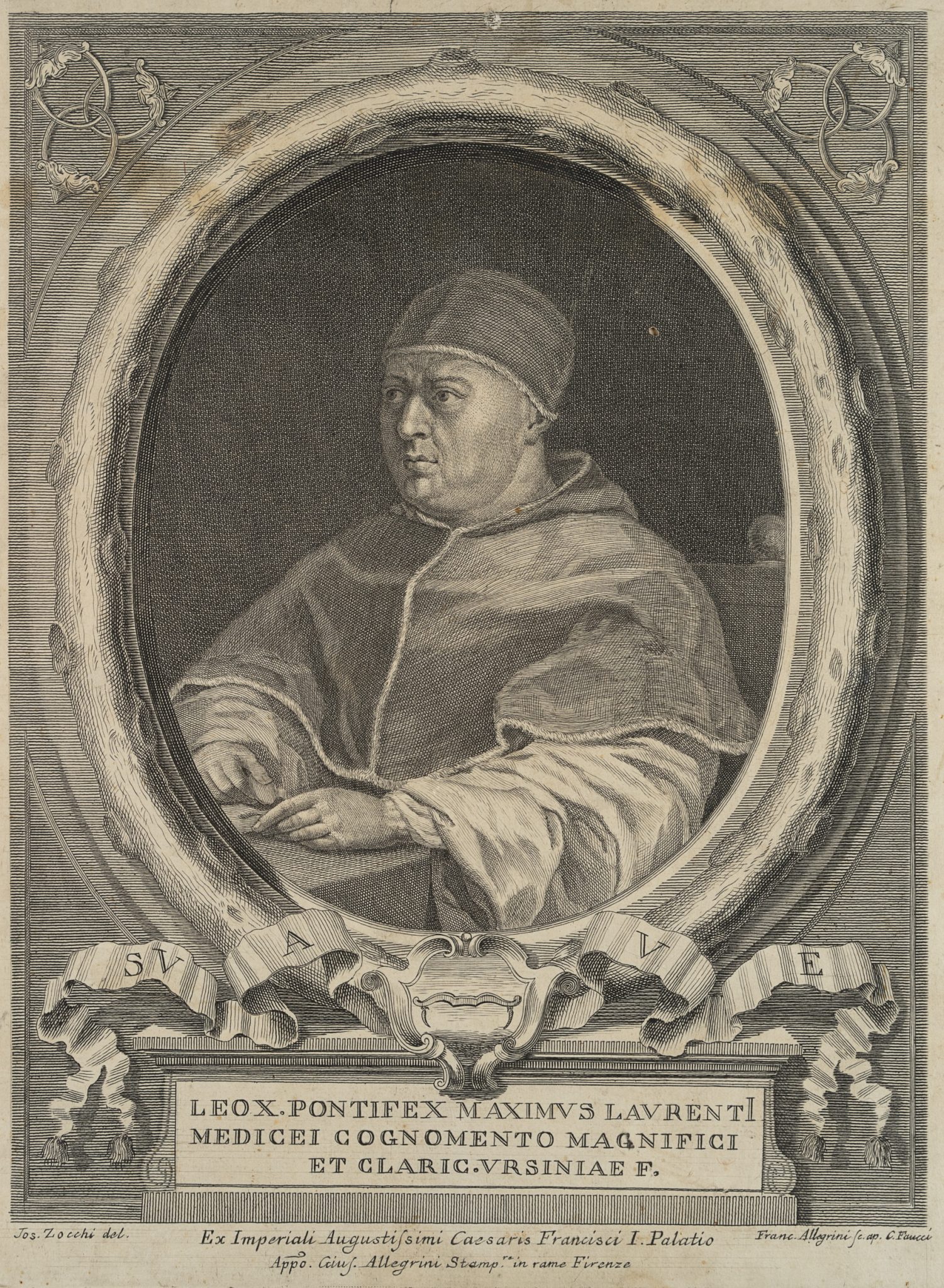Porträt Papst Leo X. (1475-1521)