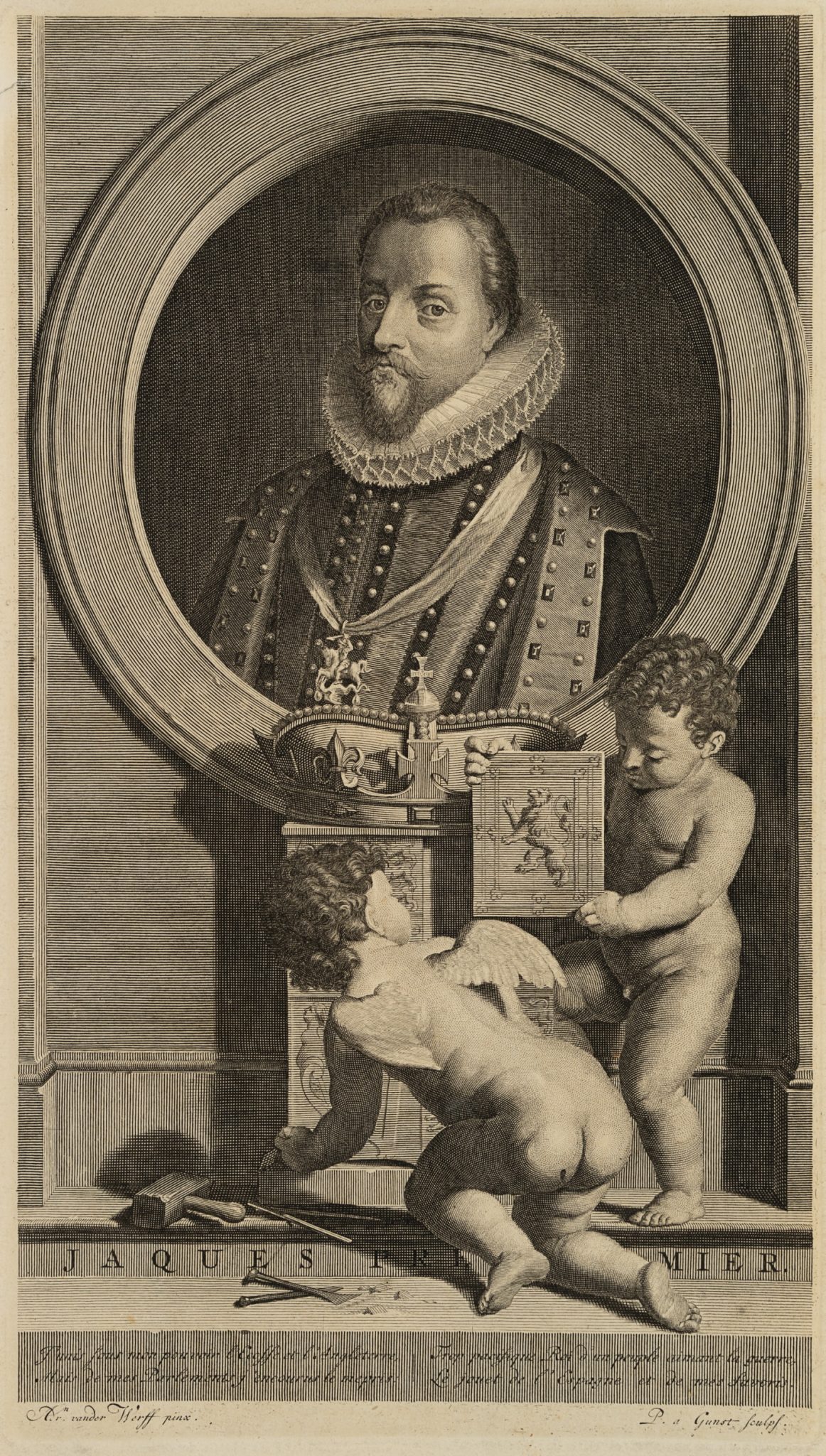 Porträt König Jakob I. (1566-1626)